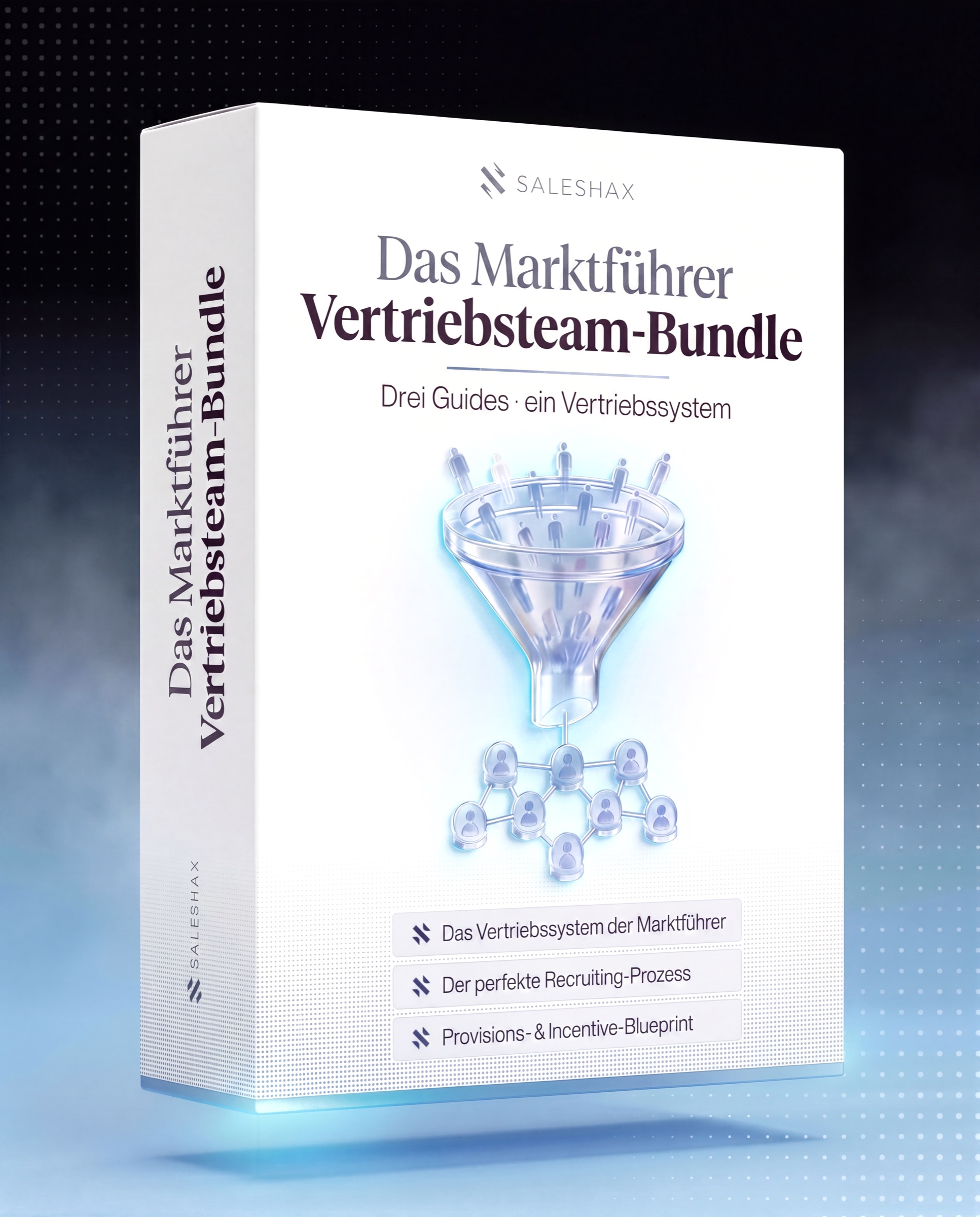 Das Marktführer Vertriebsteam-Bundle — drei Guides, ein Vertriebssystem